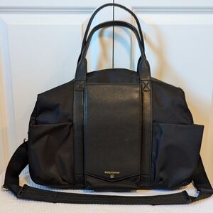 Twelve Little peekaboo tote (black vinyl)